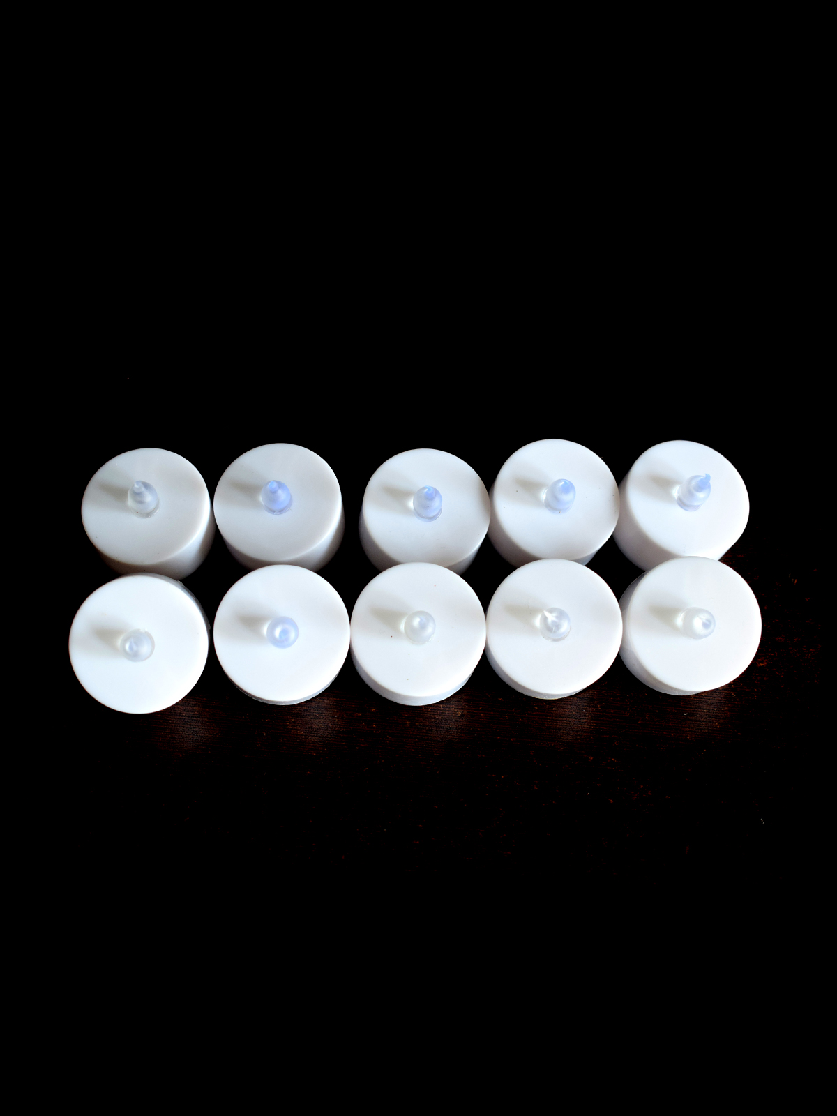 PIEZAS DE VELAS LED DECORATIVAS x 12