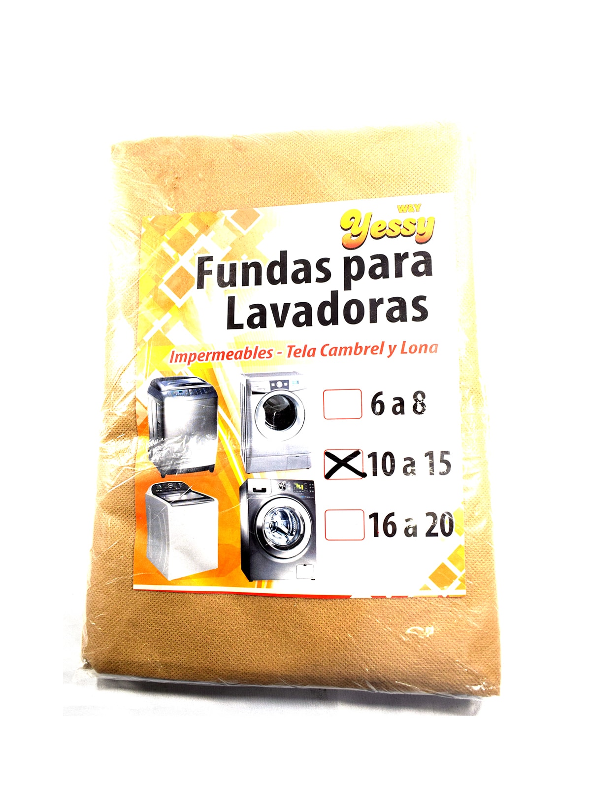 FUNDA PARA LAVADORES COLOR NARANJA