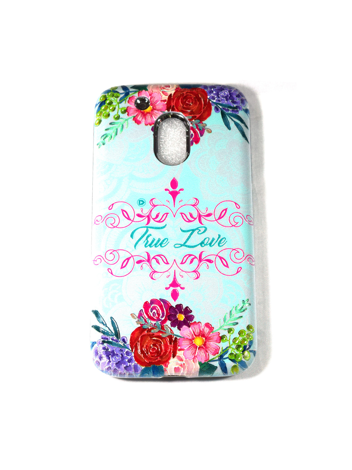 CARCASA PARA MOTOROLA DISEÑO FLORES G4 PLAY