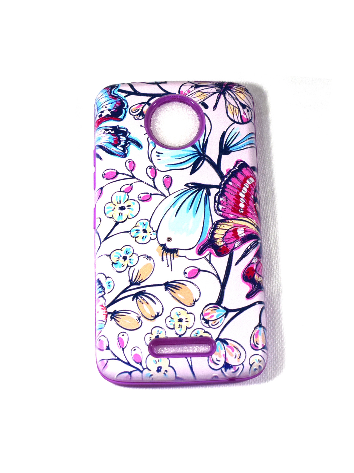 CARCASA PARA MOTOROLA DISEÑO FLORES MOTO C