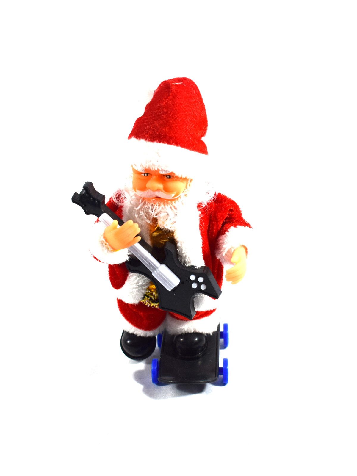 MUÑECO DE NAVIDAD PAPÁ NOEL CON GUITARRA