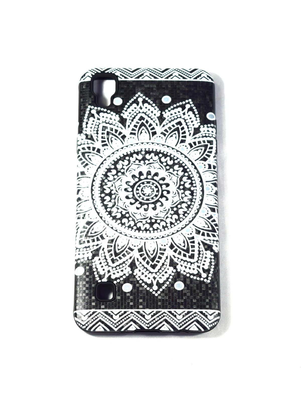 CARCASA PARA LG X-STILY BLANCO CON NEGRO