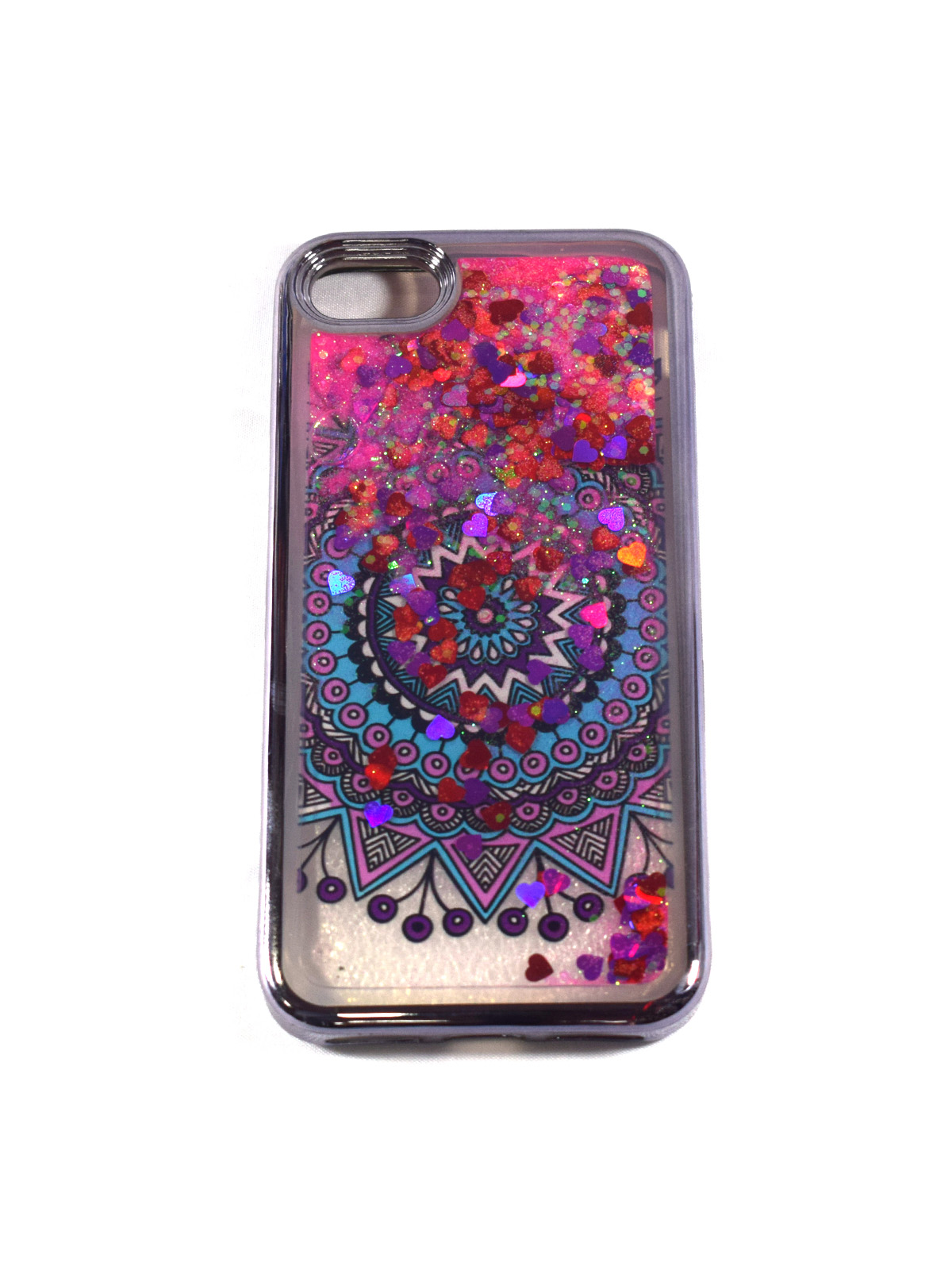 CARCASA PARA iPHONE 7 CON BRILLO/LIQUIDO IPH 7