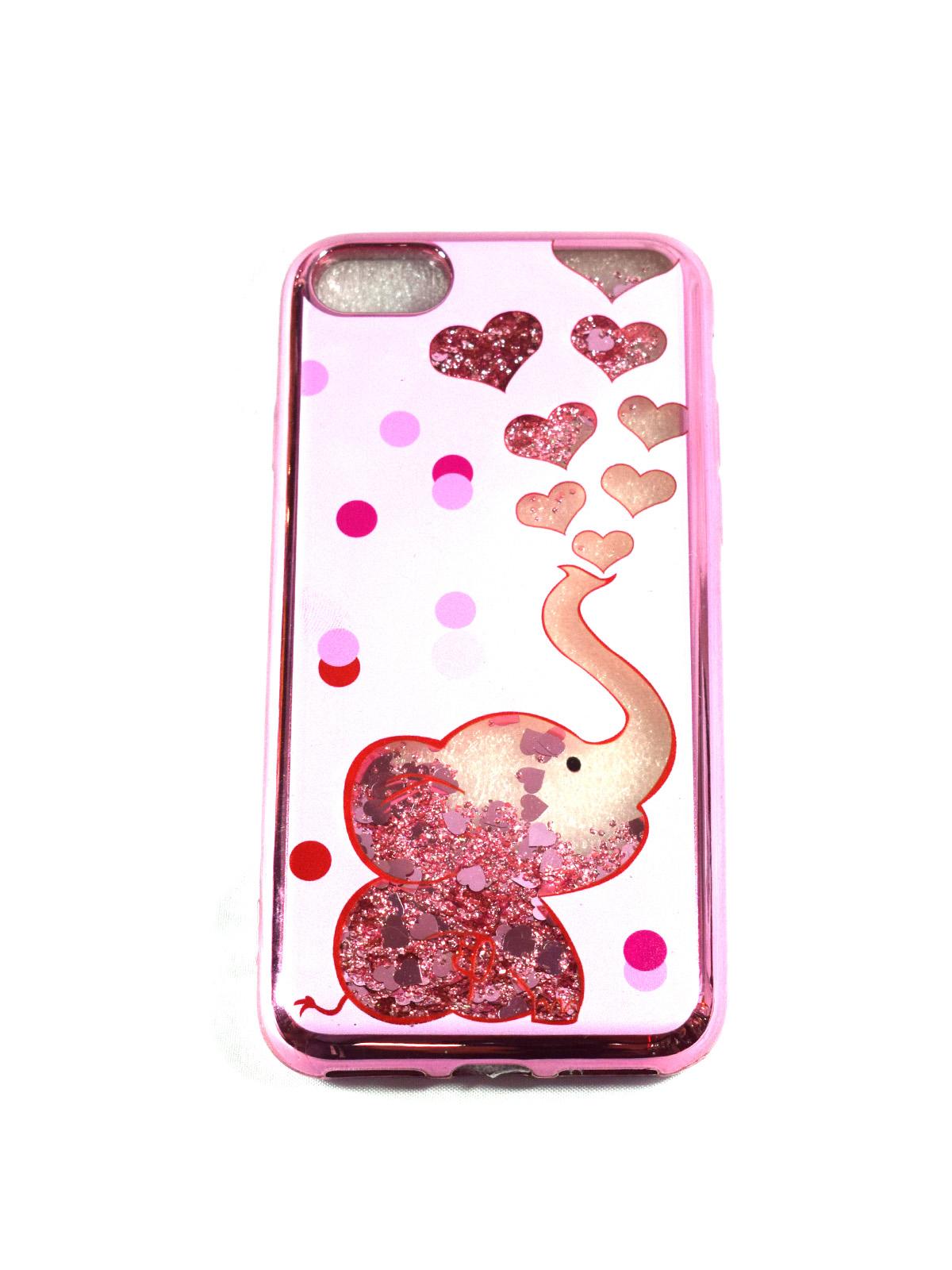 CARCASA PARA iPHONE 7 CON BRILLO/LIQUIDO IPH 7