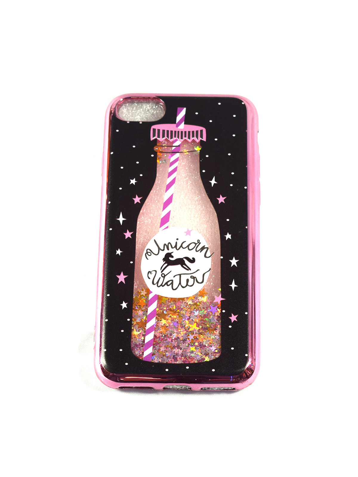 CARCASA PARA iPHONE 7 CON BRILLO/LIQUIDO IPH 7