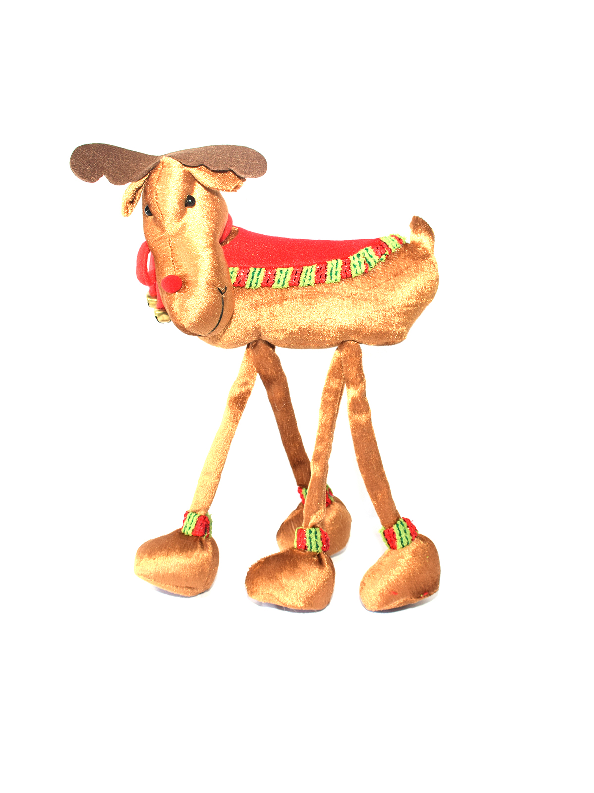 MUÑECO VENADO NAVIDEÑO DECORACIÓN PARADO