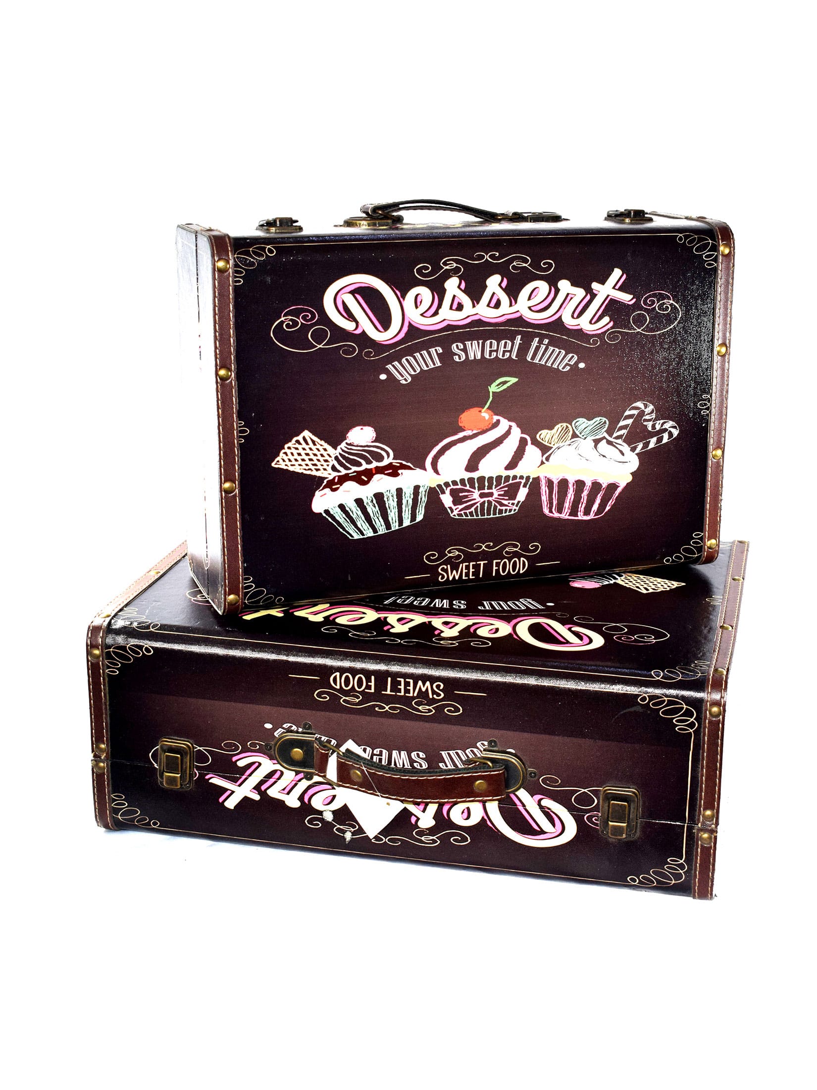 SET DE 2 BAÚL DECORATIVOS