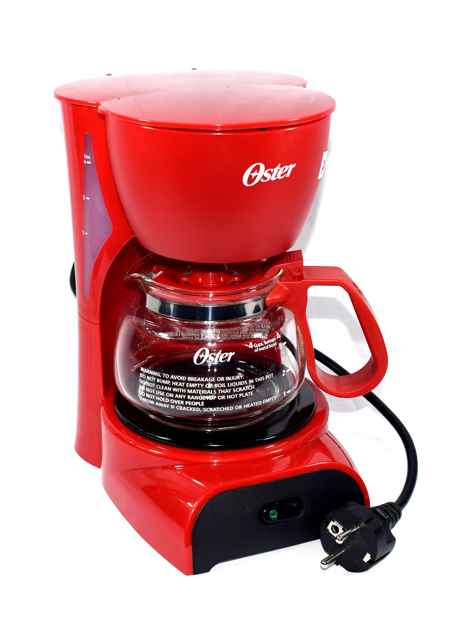 CAFETERA OSTER 4 TAZAS ROJO