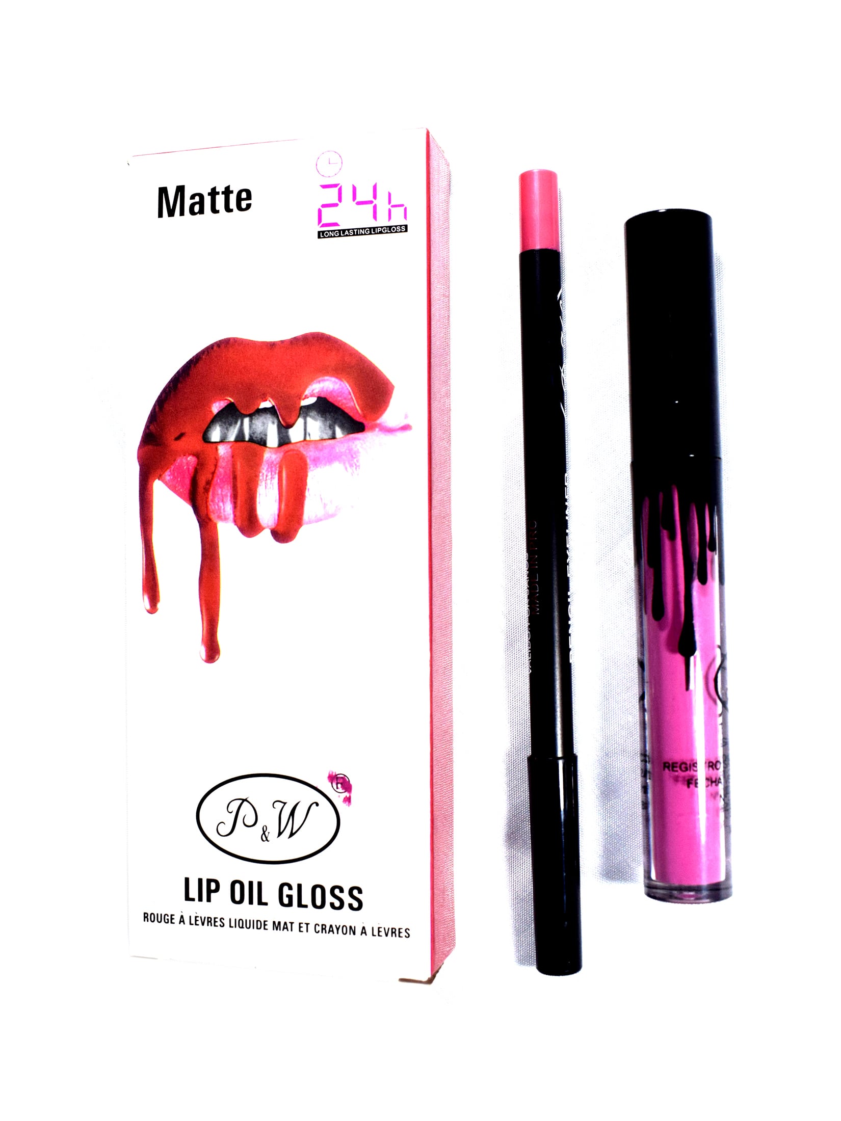 LABIALES MATE LIPGLOSS 24 HORAS COLOR FUCSIA